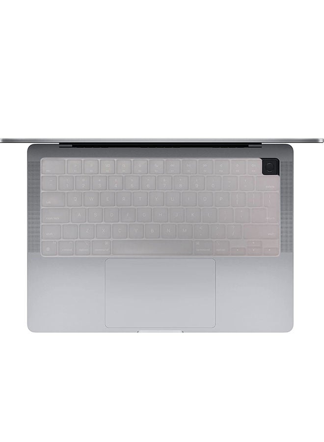 O Ozone Keyboard Cover Skin For MacBook Air 13 inch 2021 2020 A2337 M1 A2179 Anti-Glare Anti Scratch Laptop Keyboard Protector - Transparent 