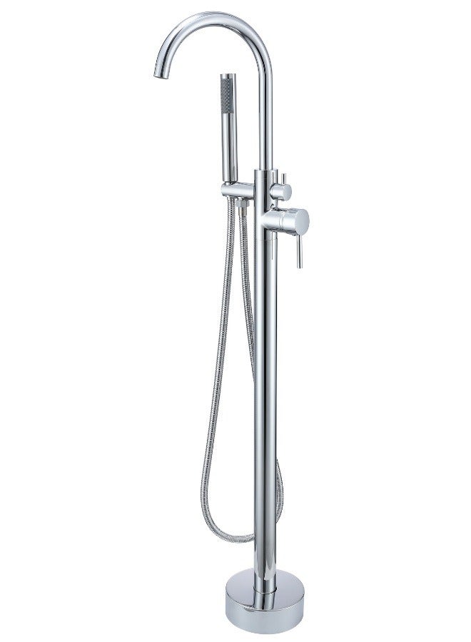 Bathroom Hot And Cold  Floor Standing Bathtub Faucet 