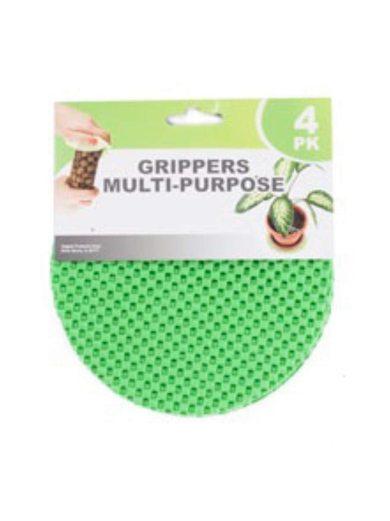 Regent Round MultiPurpose Jar Gripper Pad Bottle Lid Opener 4 Piece Set Colors May Vary