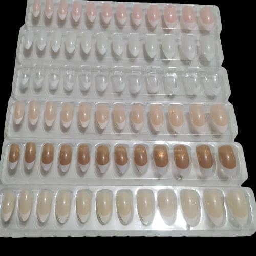 BRIKSHI Long Acrylic False Artificial MultiColor french Stick on Nails Art Tips (pack 2)(24pcs)||334 - Image 2