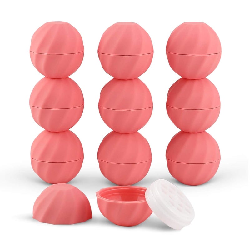 LONGWAY longway 024Oz 7ml Empty Lip Balm Sphere Containers  Screw Cap Lipstick TubesChapstick TubesChapstick Holder for Lip Gloss  BPA FREE Pack of 10 Pink