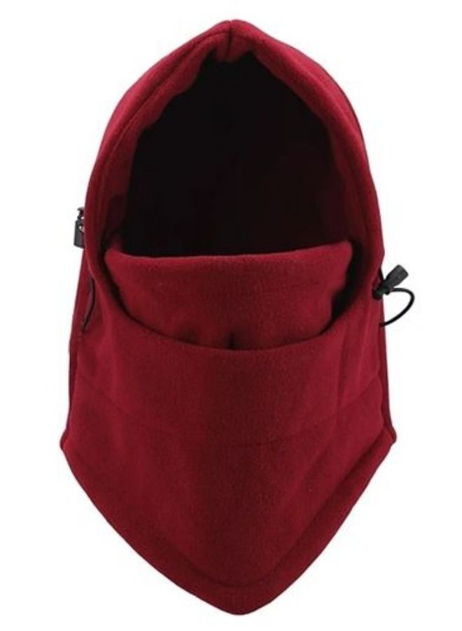 Winter Full Face Mask Cap Neck Cover Ski Hat, Outdoor Unisex Winter Fleece Hats Bicycle Ski Warm Wind Proof Face Mask Hood for Mens Women - Image 1