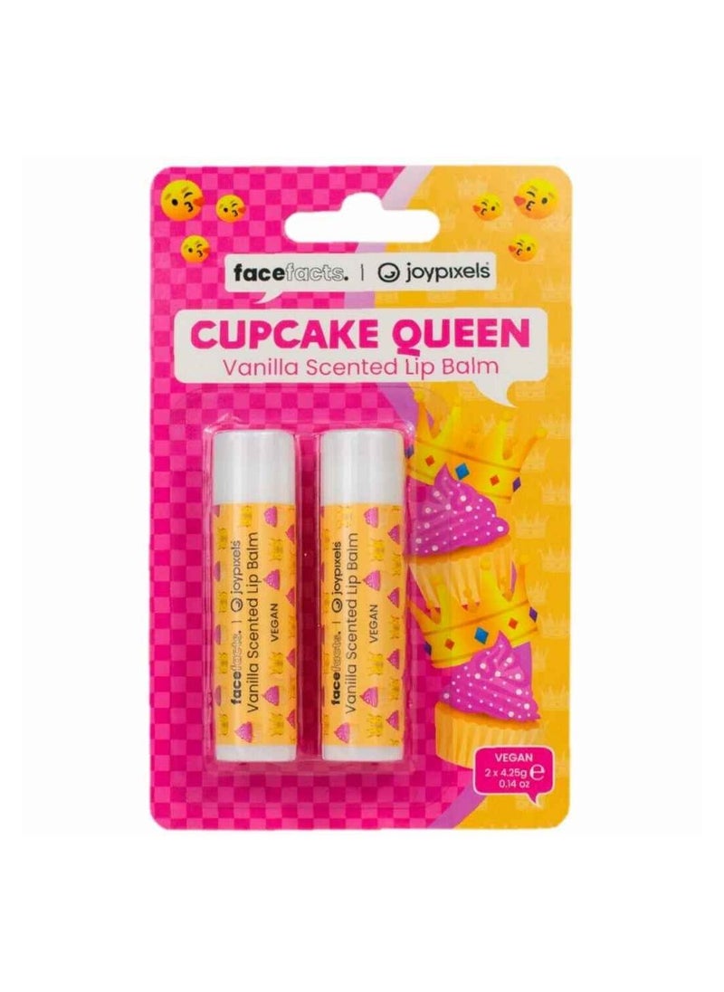 facefacts Cupcake Queen Scented Balm For Dry Chapped Lips 4.25 G  - Image 1
