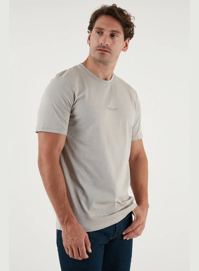 Buratti  Buratti Cotton Printed Regular Fit Crew Neck T Shirt Men's T SHIRT 59020205 for Men | Best Price UAE