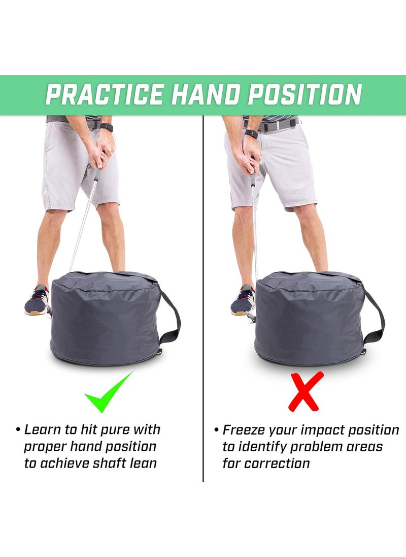 GoSports GoSports Golf Swing Bag Impact Position Trainer  Master Proper Club and Hand Position at Impact Great for All Skill Levels Blue  - Image 3