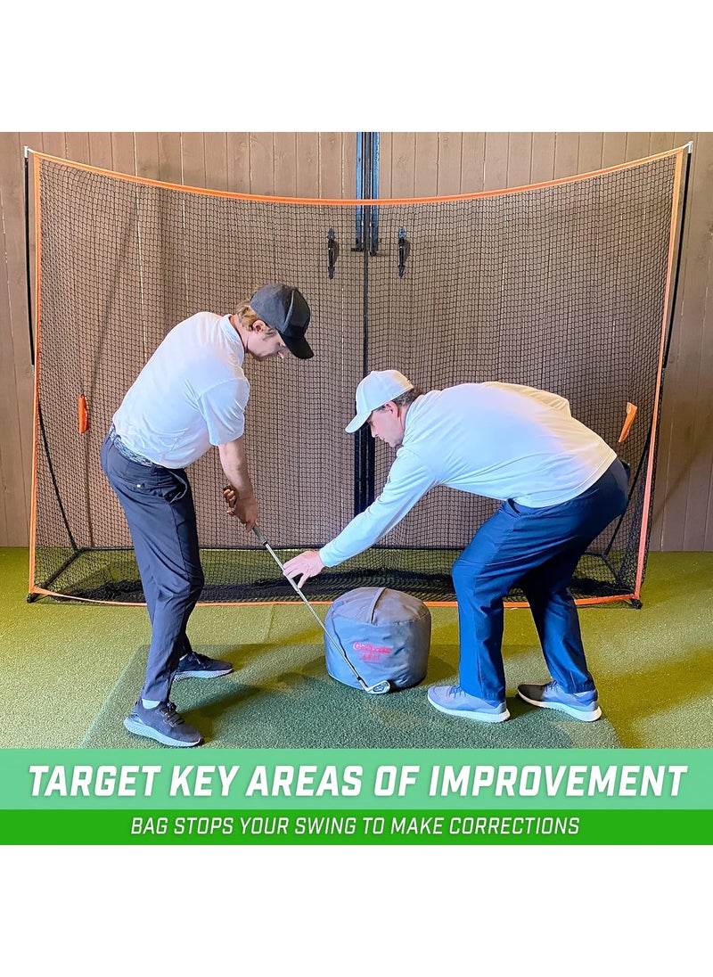 GoSports GoSports Golf Swing Bag Impact Position Trainer  Master Proper Club and Hand Position at Impact Great for All Skill Levels Blue  - Image 4