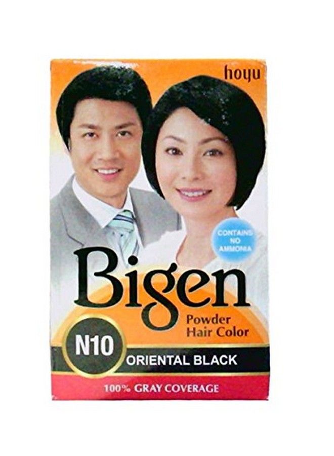 Bigen Powder Hair Color 6G Oriental Black N10 - Image 2