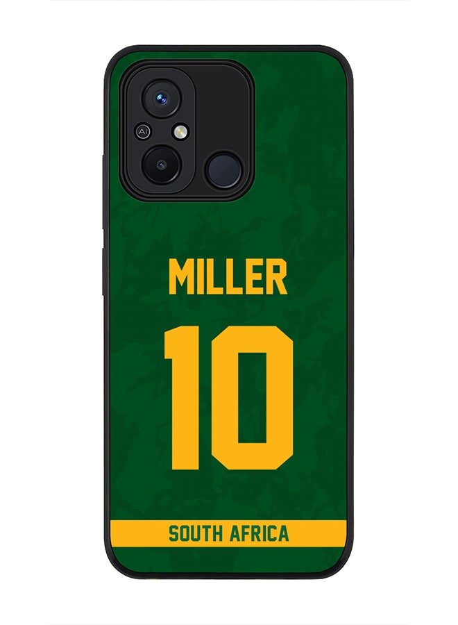 Stylizedd Cover for Xiaomi Redmi 12C 4G Case, Rugged Black Slim fit Flexible Thin Protective Phone Cases - Player Name - AB de Villiers, Jersey Number- 17 - Image 1