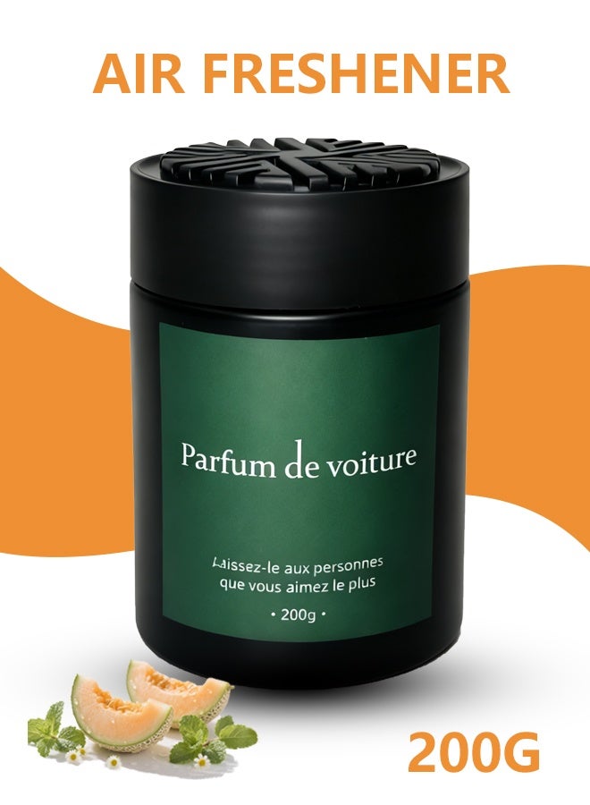 SAKAN Car Air Freshener Solid Car Perfume Air Freshener,Home Air Freshener Long-lasting Diffuser, Car Aroma Diffuser, Scent Eliminator for Home Closets, Gyms, RVs,Office,Cantaloupe,200g - Image 1