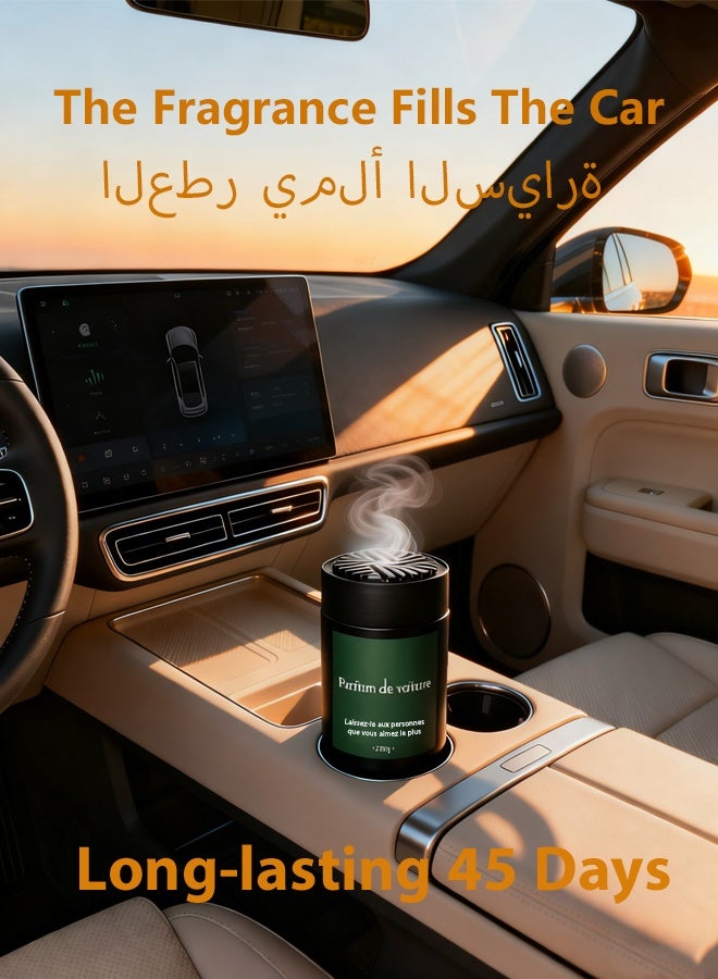 SAKAN Car Air Freshener Solid Car Perfume Air Freshener,Home Air Freshener Long-lasting Diffuser, Car Aroma Diffuser, Scent Eliminator for Home Closets, Gyms, RVs,Office,Cantaloupe,200g - Image 2