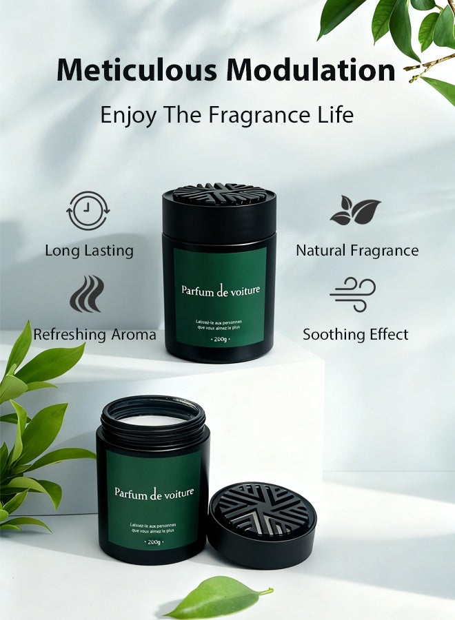 SAKAN Car Air Freshener Solid Car Perfume Air Freshener,Home Air Freshener Long-lasting Diffuser, Car Aroma Diffuser, Scent Eliminator for Home Closets, Gyms, RVs,Office,Cantaloupe,200g - Image 4