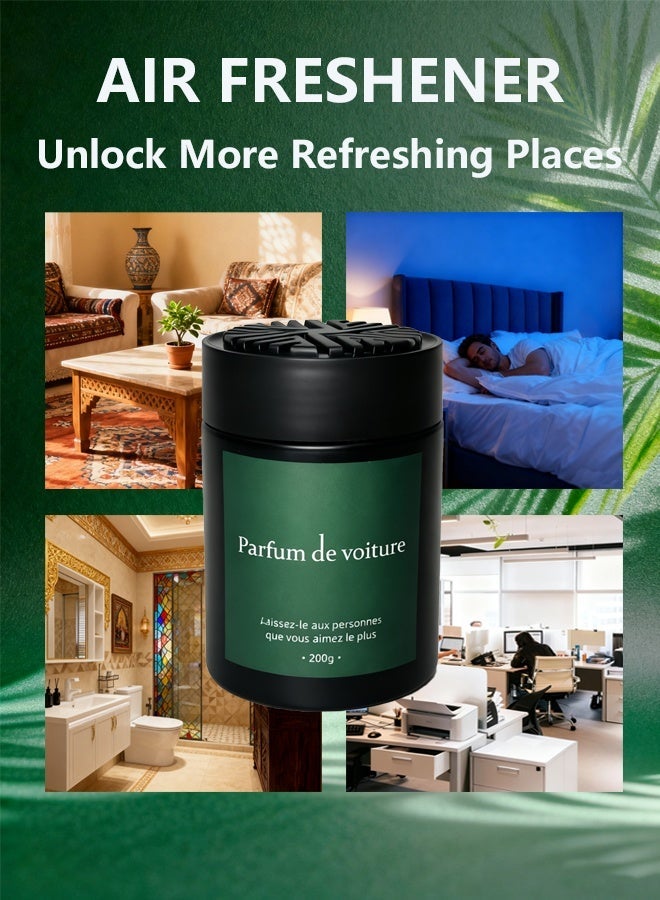 SAKAN Car Air Freshener Solid Car Perfume Air Freshener,Home Air Freshener Long-lasting Diffuser, Car Aroma Diffuser, Scent Eliminator for Home Closets, Gyms, RVs,Office,Cantaloupe,200g - Image 3