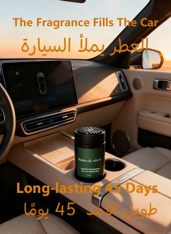 SAKAN Car Air Freshener Solid Car Perfume Air Freshener,Home Air Freshener Long-lasting Diffuser, Car Aroma Diffuser, Scent Eliminator for Home Closets, Gyms, RVs,Office,Cantaloupe,200g - Image 2
