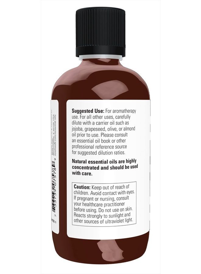 Essential Oils, Orange Oil, Uplifting Aromatherapy Scent, Cold Pressed, 100% Pure, Vegan, Child Resistant Cap, 4-Ounce