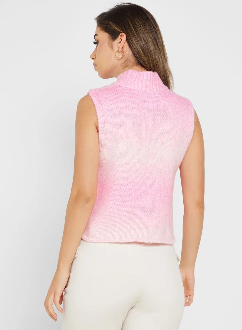 ONLY High Neck Color Block Sweater