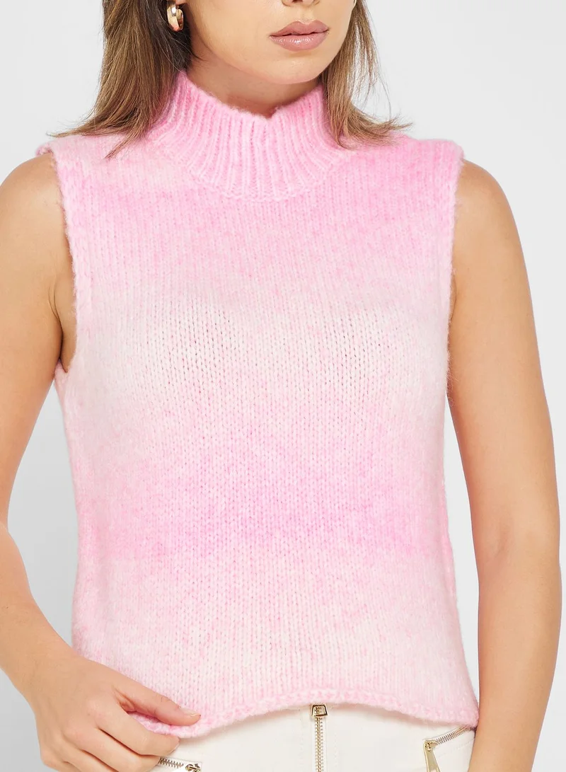 ONLY High Neck Color Block Sweater