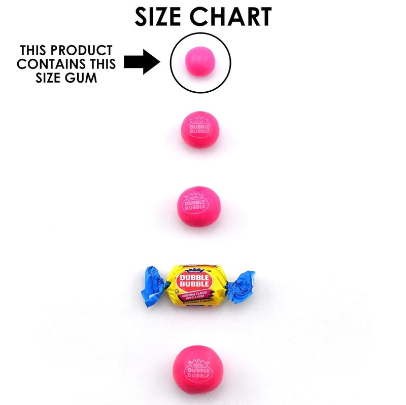 Tootsie Roll Dubble Bubble Gumball Machine Refill - More than 3 Pounds of Bulk Bubblegum Balls - .5 Inch Assorted Gumballs for Small Mini Candy Dispenser - 53 Ounce Bag (Pack of 1) - Image 2