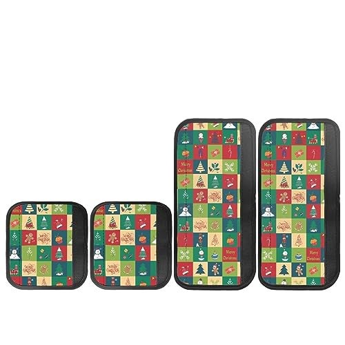 Mintulipy Refrigerator Door Handle Covers Set of 4 Christmas Washable Appliance Handle Covers Keep Your Kitchen Appliance Clean from Smudges Drips Food Stains Oil - Image 2
