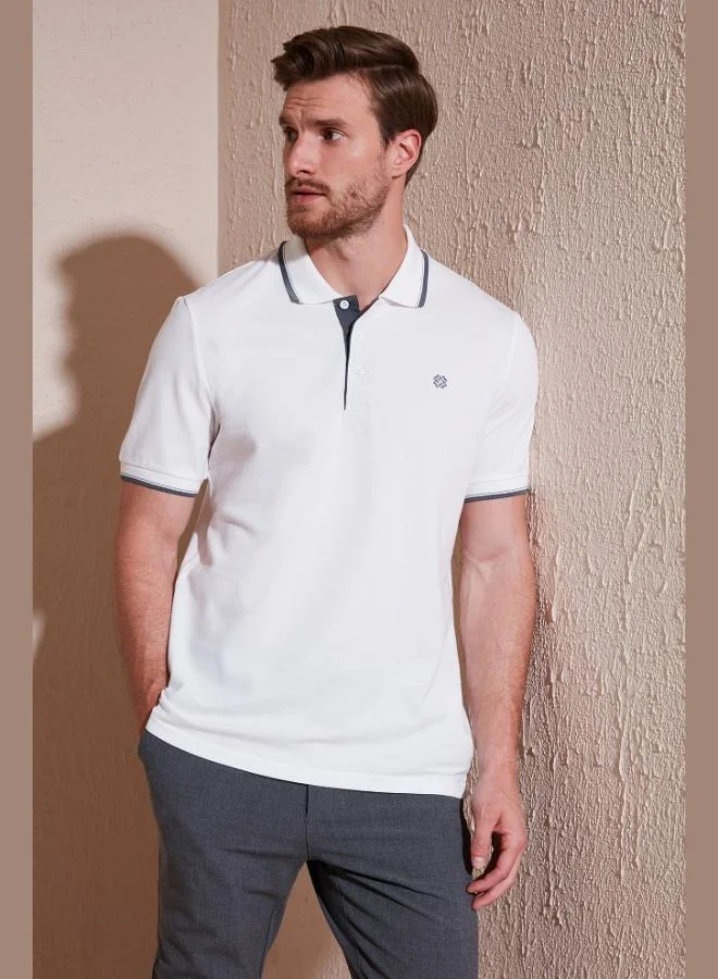 Buratti  Buratti Cotton Regular Fit Button-Down Polo Collar 5-Pack T-Shirt Men's T-SHIRT 590211827S5 for Men | Best Price UAE