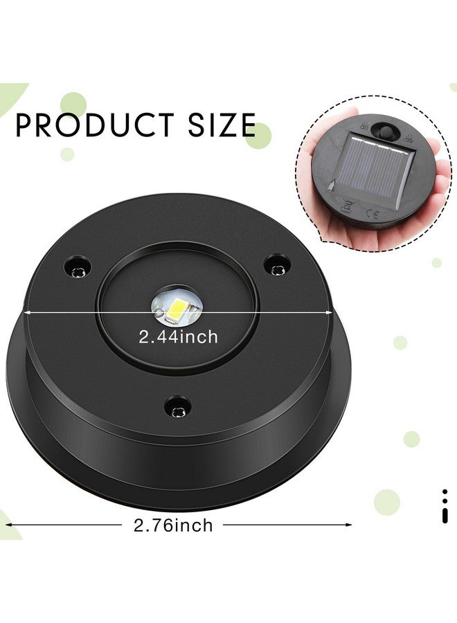 TOODOO TOODOO 6 Pieces Solar Lights Replacement Top 7 Lumens Solar Lantern Parts LED Solar Panel Lantern Lid Lights for Outdoor Hanging Solar Lanterns Garden Patio Decor  - Image 3