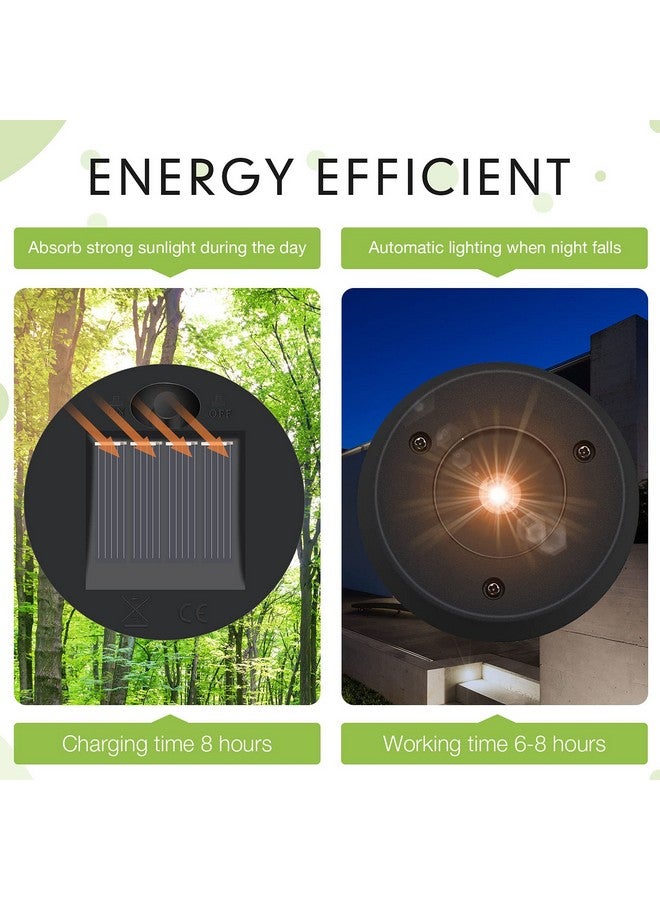 TOODOO TOODOO 6 Pieces Solar Lights Replacement Top 7 Lumens Solar Lantern Parts LED Solar Panel Lantern Lid Lights for Outdoor Hanging Solar Lanterns Garden Patio Decor  - Image 2