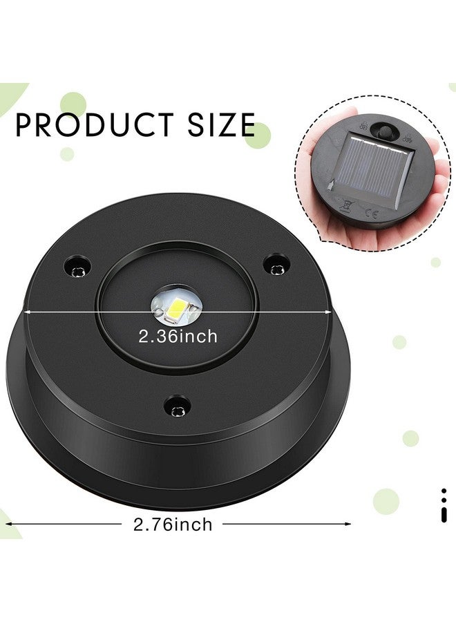 TOODOO TOODOO 6 Pieces Solar Lights Replacement Top 7 Lumens Solar Lantern Parts LED Solar Panel Lantern Lid Lights for Outdoor Hanging Solar Lanterns Garden Patio Decor  - Image 4