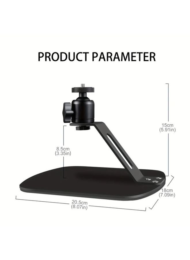 Black Mini Projection Stand Adjustable Tilt Desktop Tripod For Home Office Cinema - Image 5