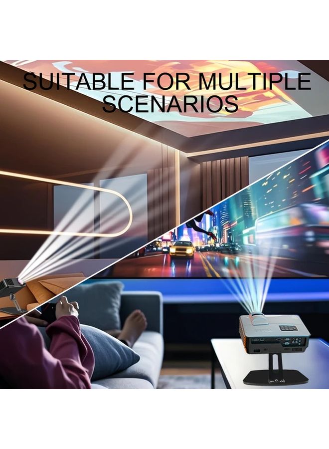 Black Mini Projection Stand Adjustable Tilt Desktop Tripod For Home Office Cinema - Image 3