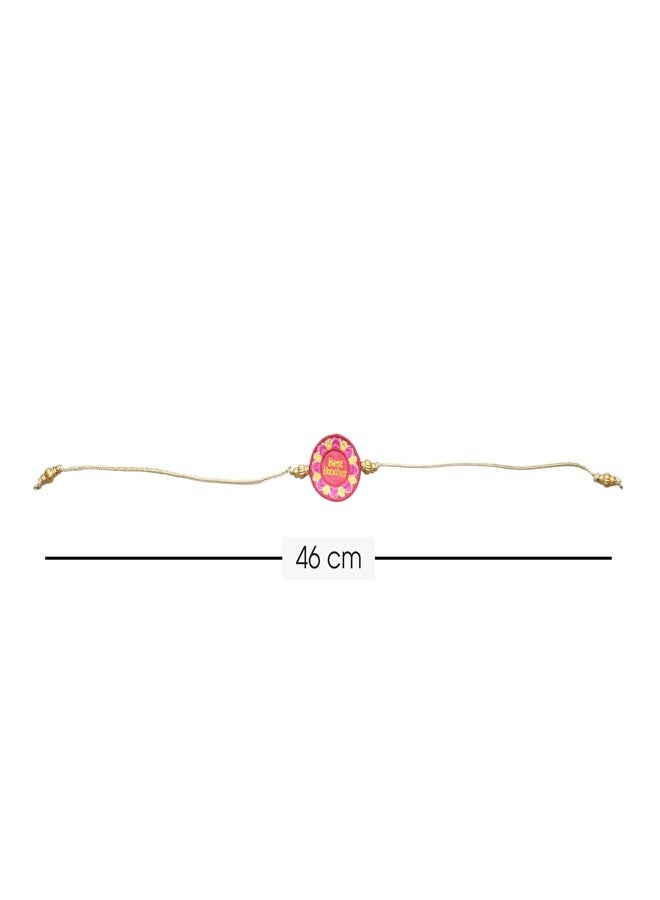 KOLOROBIA BEST BROTHER Adorable Embroidery Rakhi For Kids - Image 3