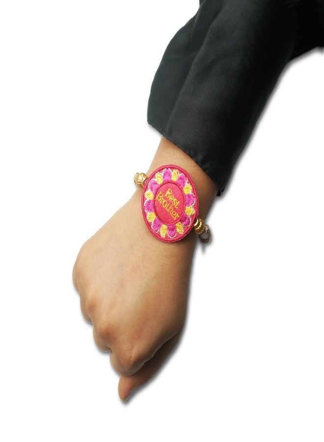KOLOROBIA BEST BROTHER Adorable Embroidery Rakhi For Kids - Image 2