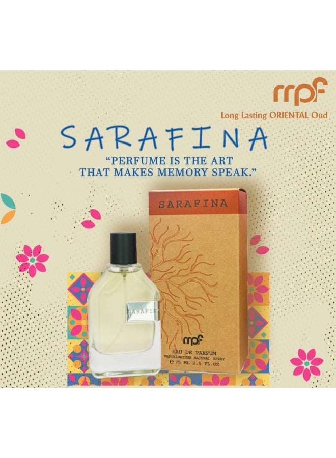 mpf Sarafina Eau De Parfum - 75ml | Unisex Long Lasting Fragrance that Reflects Elegance - Image 4