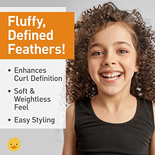 FuzzyDuck Kids Hair Gel – Curl Defining Gel for Girls & Boys with Frizz Control & Light Hold, Water-Soluble Formula Made with Aloe, Sea Botanicals & Honey for All Hair Types (Citrus Medley, 8oz) - Image 2