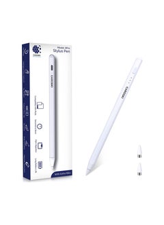 Stylus Pen for iPad - Apple Pencil 1 Year Warranty with Palm Rejection Tilt Sensitive and Fast Charger - Magnetic Attachment Long Battery Life - Compatible with iPad Screen 2018 and above