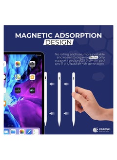 CAROSKI Stylus Pen for iPad - Apple Pencil 1 Year Warranty with Palm Rejection Tilt Sensitive and Fast Charger - Magnetic Attachment Long Battery Life - Compatible with iPad Screen 2018 and above  - Image 4