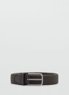 Mango Man Braided Elastic Allocated Hole Belt  - Image 1