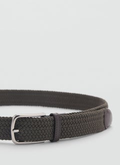Mango Man Braided Elastic Allocated Hole Belt  - Image 2
