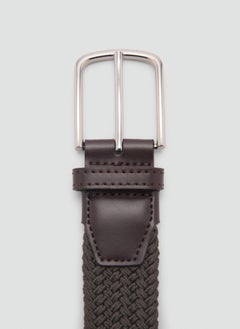 Mango Man Braided Elastic Allocated Hole Belt  - Image 3