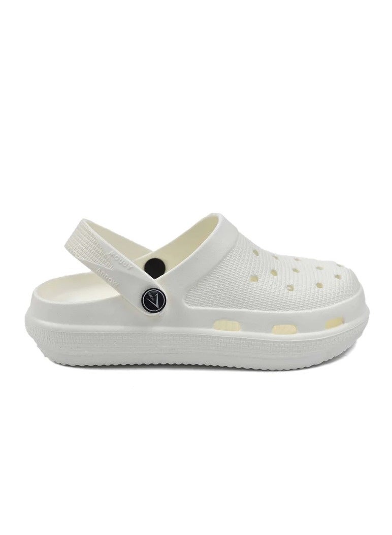 Capri Comfortable Clogs For Unisex In Unique Colors White - Image 2