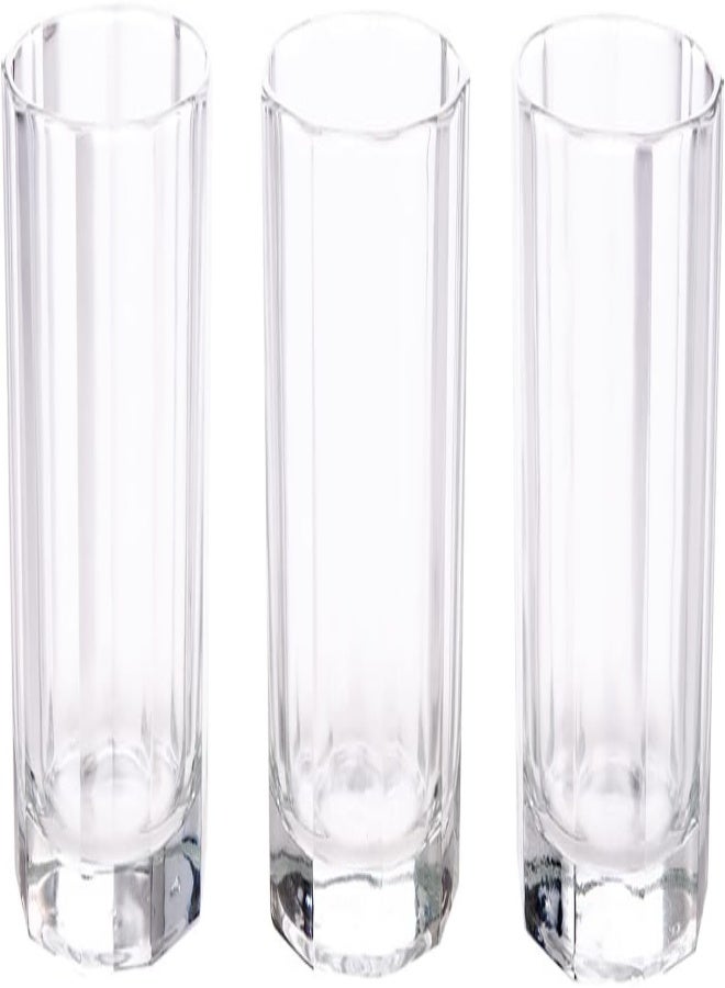 AKDC Style Aqua Tumbler 3Pcs L(8CM) XW(8CM) XH(9CM) Transparent - Image 4