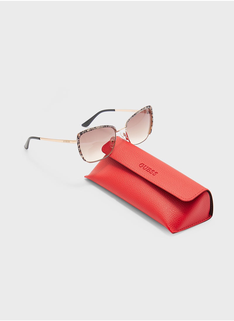 GUESS Gu0021828F57 Cat Eye Sunglasses  - Image 4