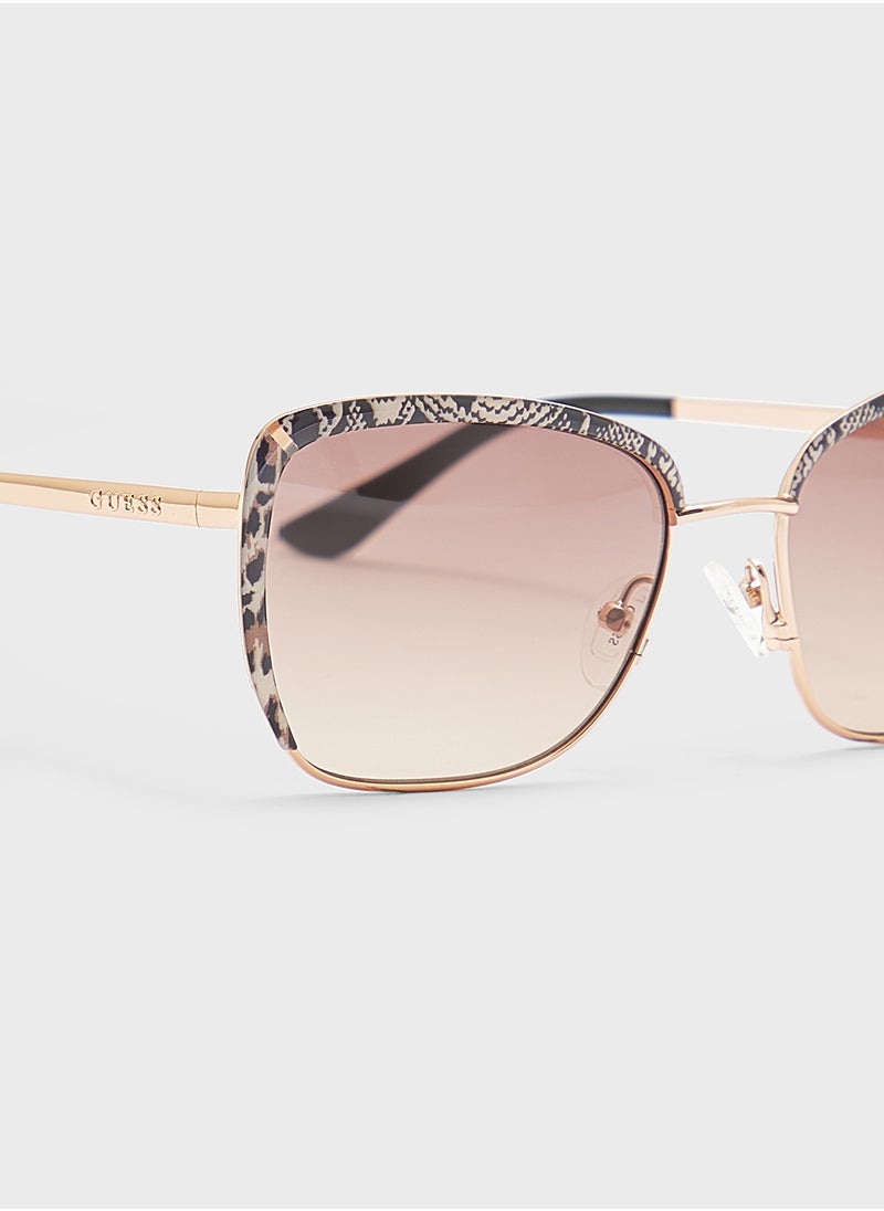 GUESS Gu0021828F57 Cat Eye Sunglasses  - Image 3