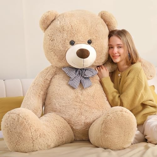 Toys Studio دب تيدي عملاق بطول 5 أقدام للأطفال 59 بوصة دمية محشوة للحفلات والتزيين - Image 1