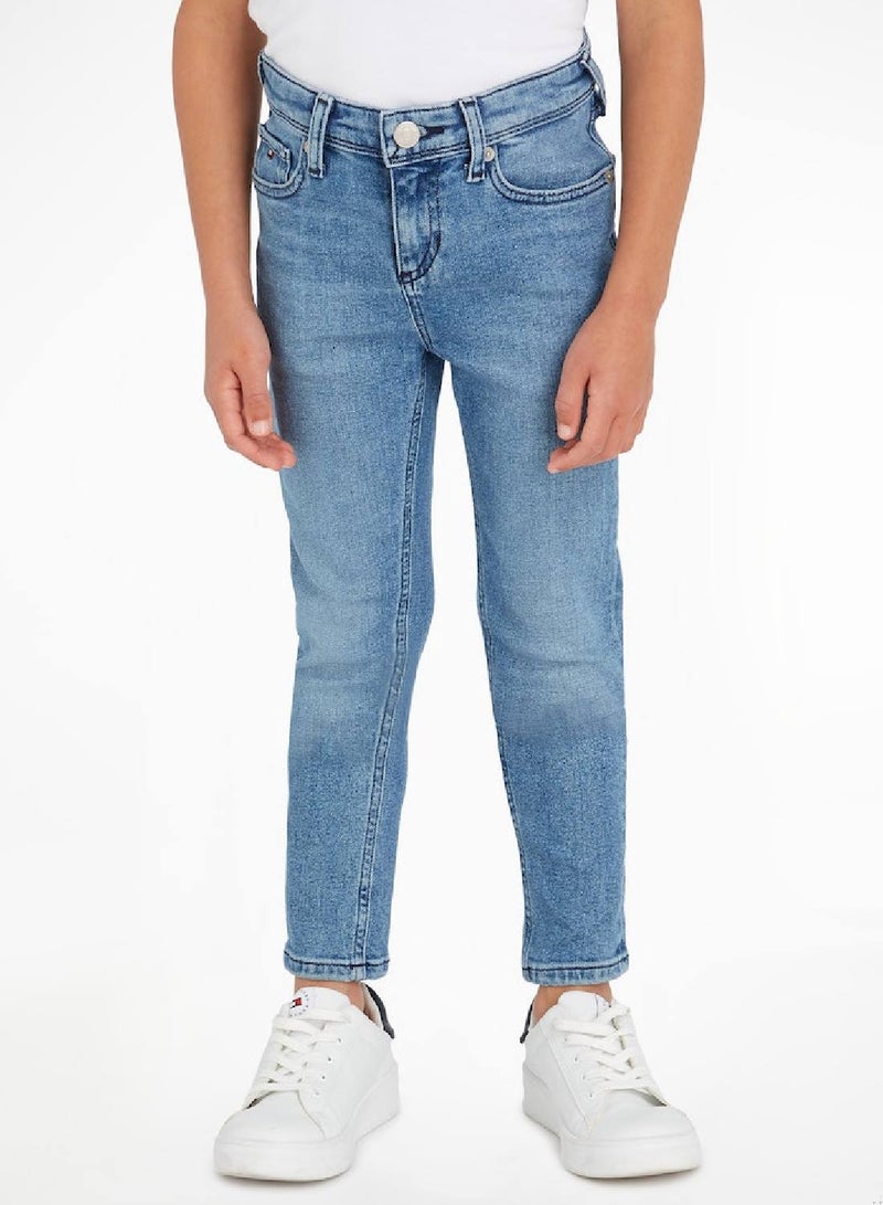 TOMMY HILFIGER Essential Scanton Y Slim Faded Jeans - Image 1