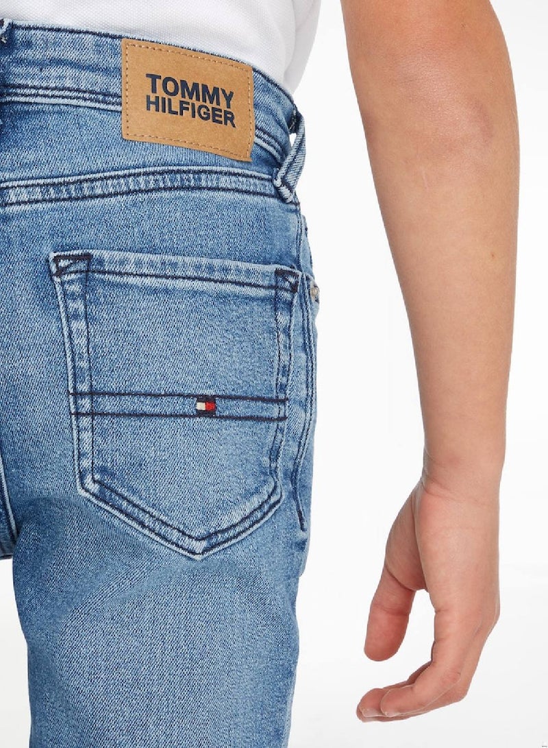 TOMMY HILFIGER Essential Scanton Y Slim Faded Jeans - Image 5