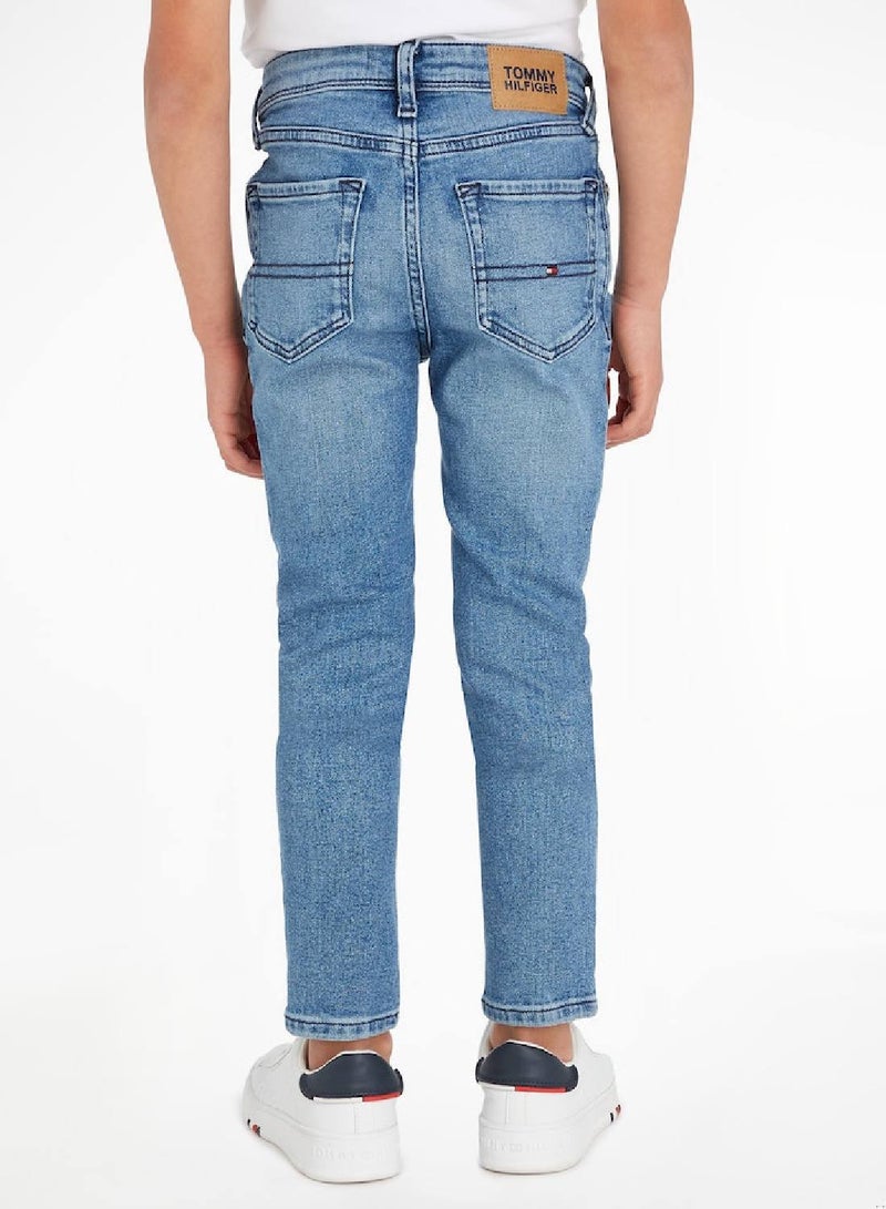 TOMMY HILFIGER Essential Scanton Y Slim Faded Jeans - Image 3