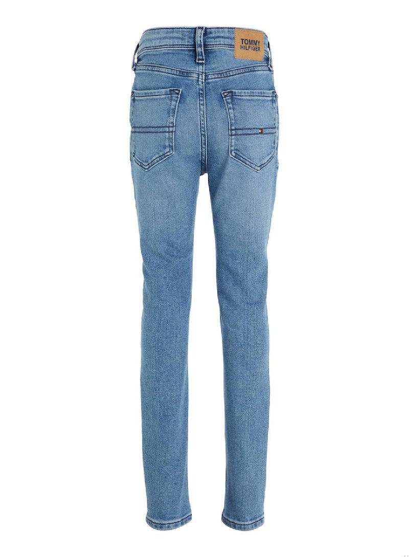 TOMMY HILFIGER Essential Scanton Y Slim Faded Jeans - Image 4