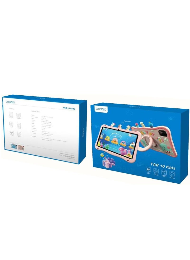 Oteeto - Oteeto Tab 10 Kids 10.1 Inch Display Tablet With 6GB RAM 128 GB ROM and 8000 mAh Battery (Red) - Image 1