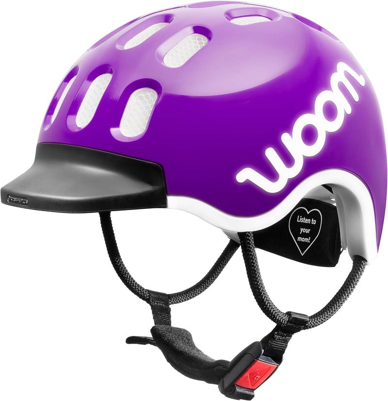 Woom Bike Helmet – Bicycle Helmet for Kids – Lightweight In-Mold Protection – Extra Small Size – Purple Haze - Image 1