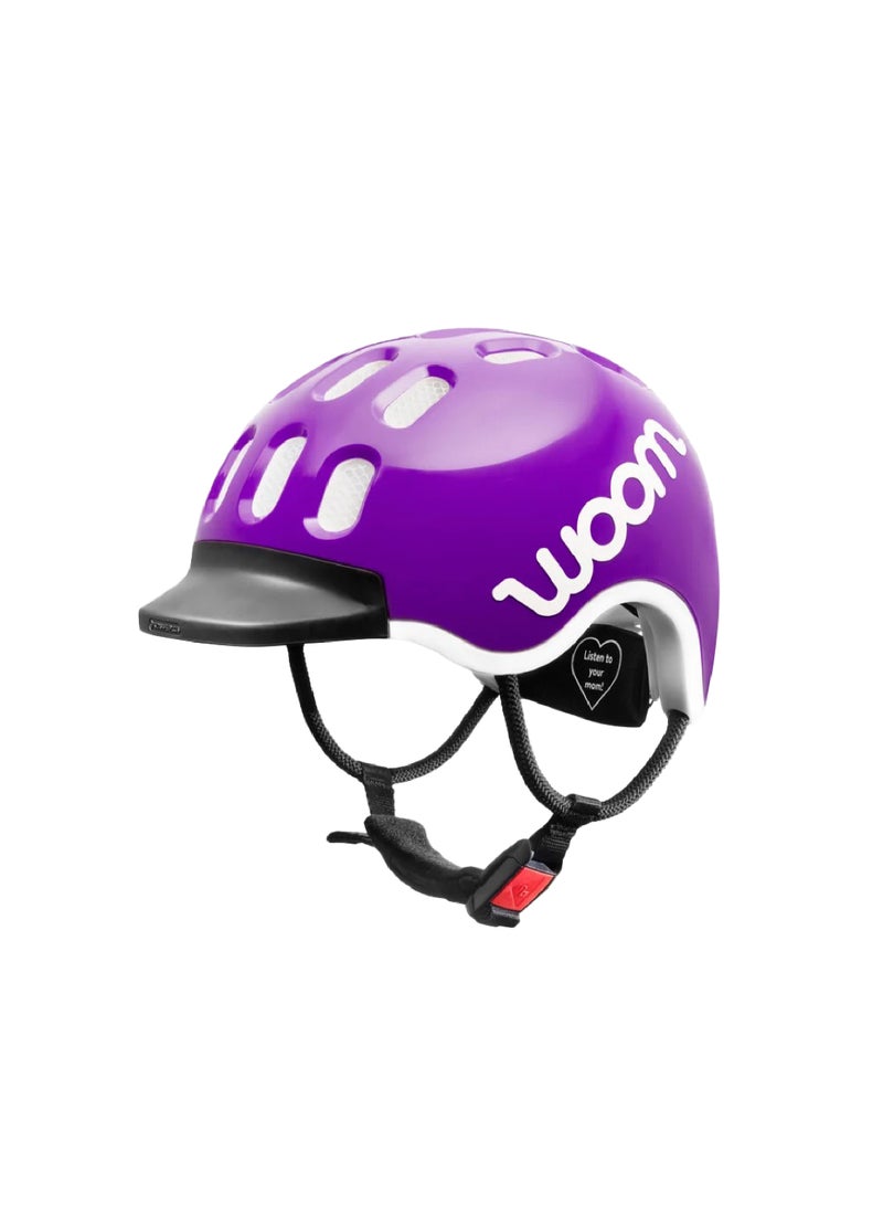 Woom Bike Helmet – Bicycle Helmet for Kids – Lightweight In-Mold Protection – Extra Small Size – Purple Haze - Image 1
