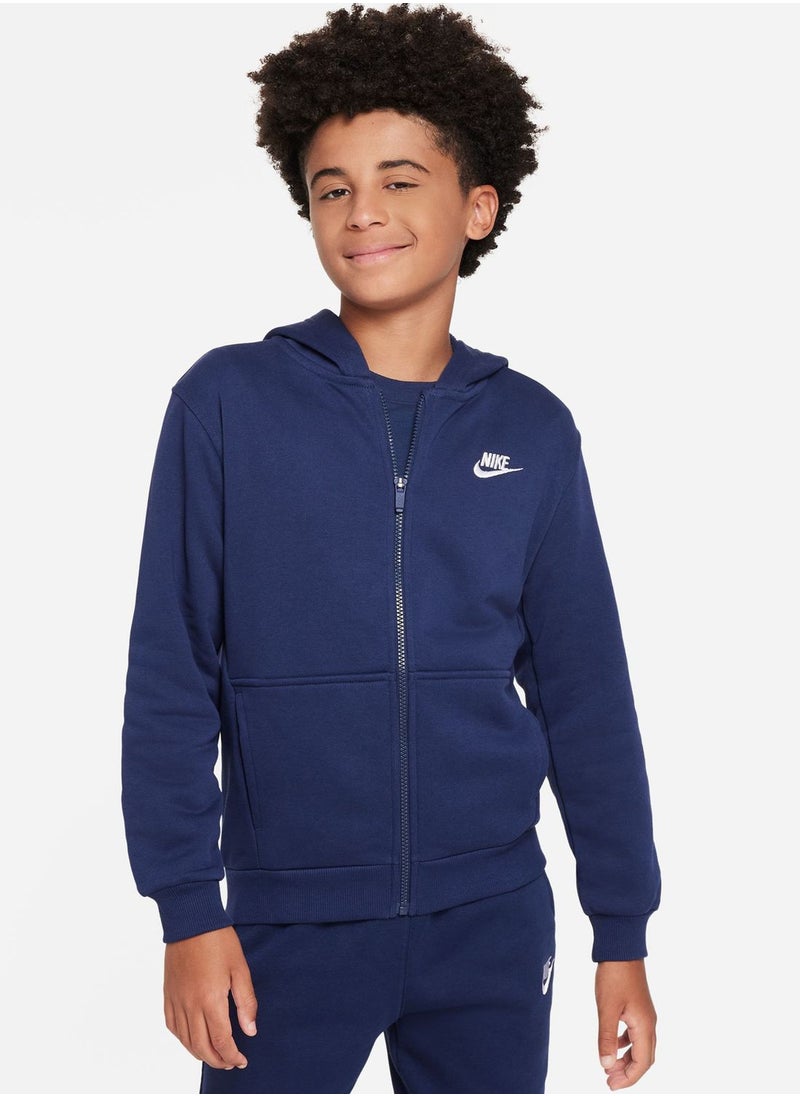 Nike - Kids Club Hoodie - Image 1